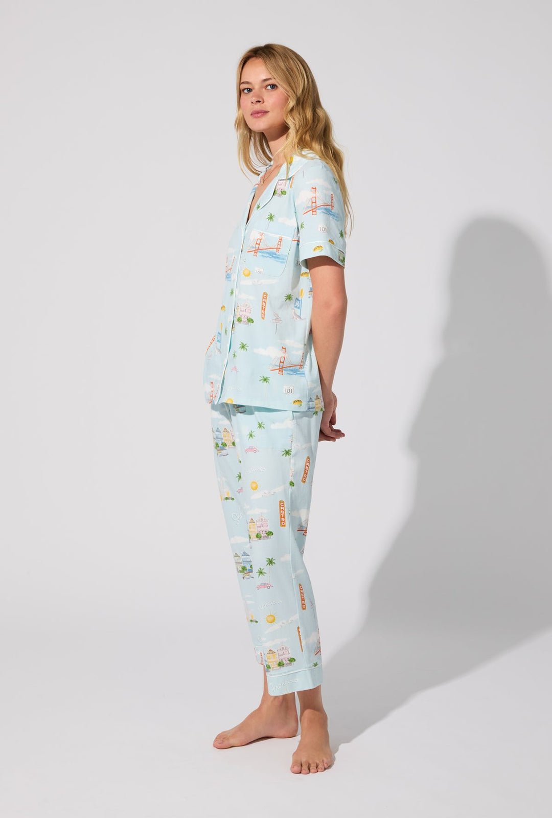 BedHead short sleeve PJ city by the bay