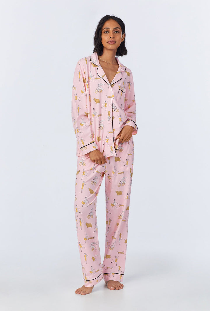 Pasta Long Sleeve Classic Stretch Jersey PJ Set