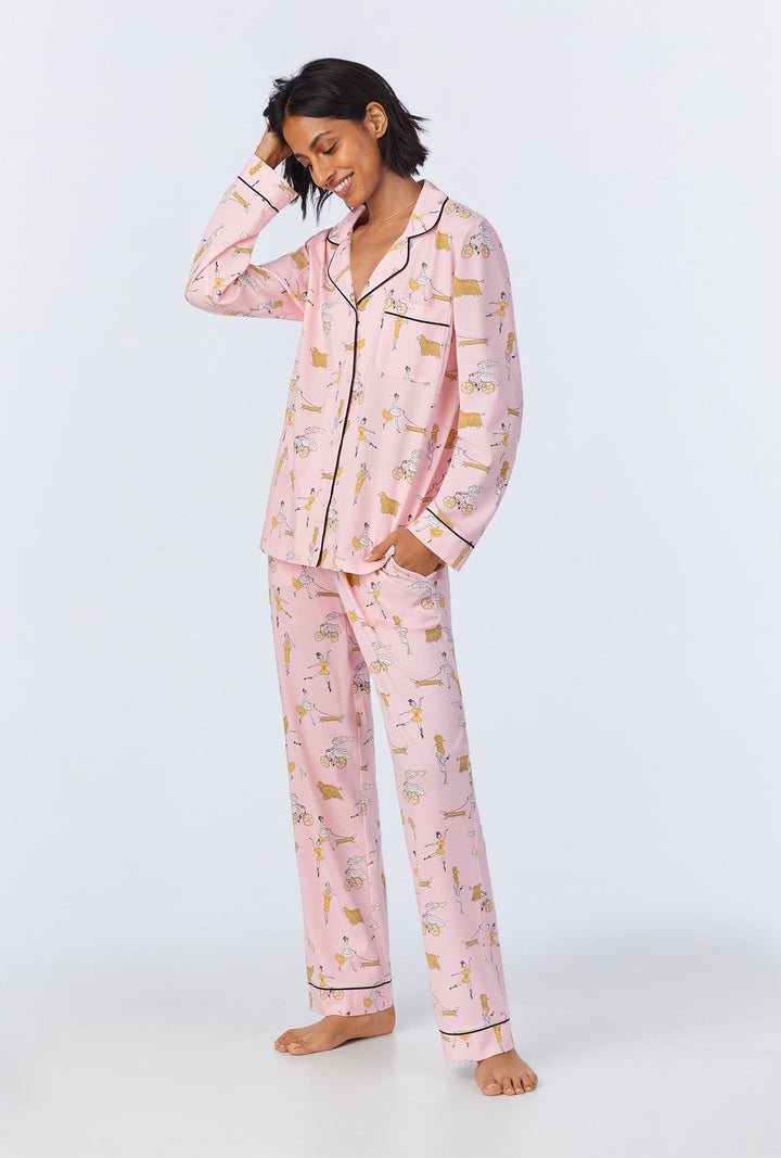Pasta Long Sleeve Classic Stretch Jersey PJ Set