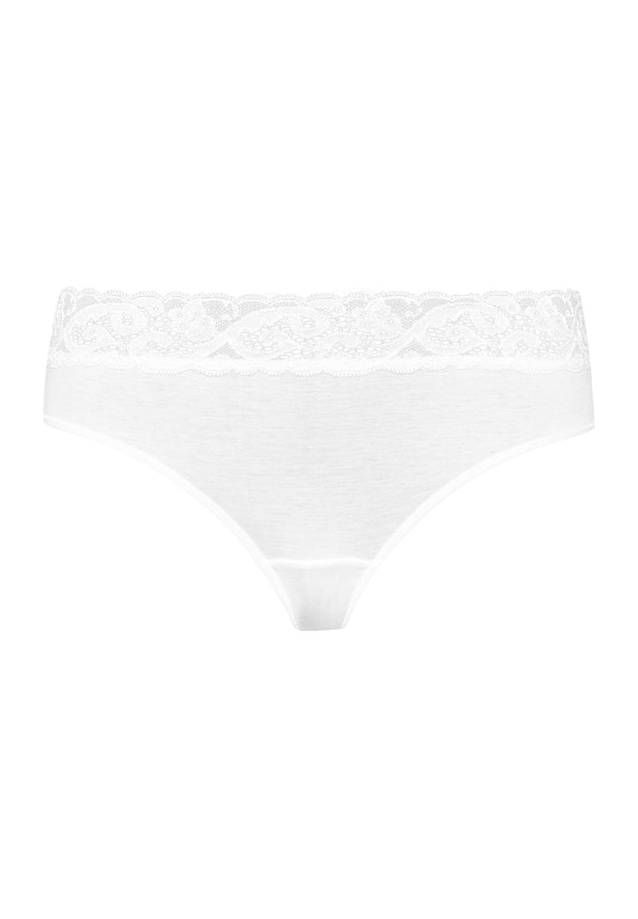 Lace Trim Cotton Hipster