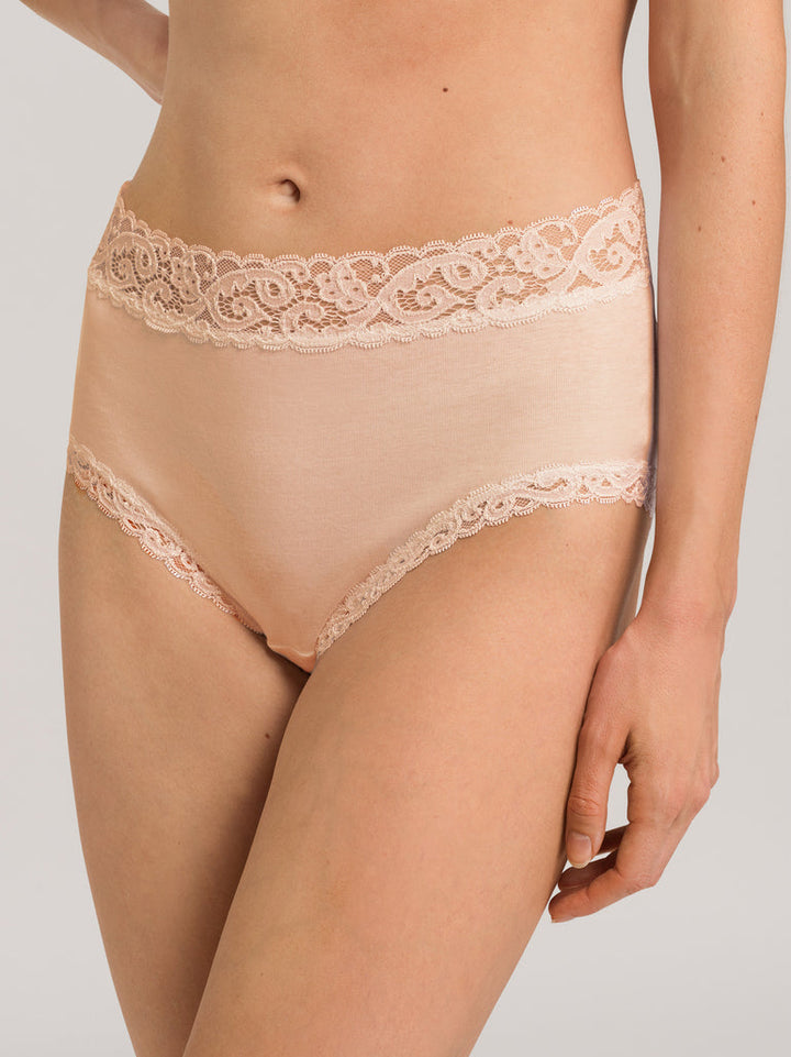 Lace Trim Cotton Full Brief