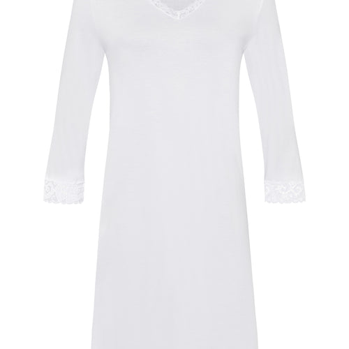 Lace Trim Cotton Nightgown