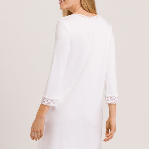 Lace Trim Cotton Nightgown
