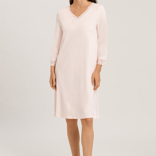 Lace Trim Cotton Nightgown