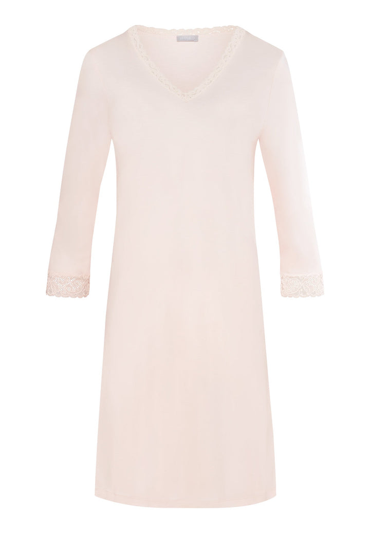 Lace Trim Cotton Nightgown