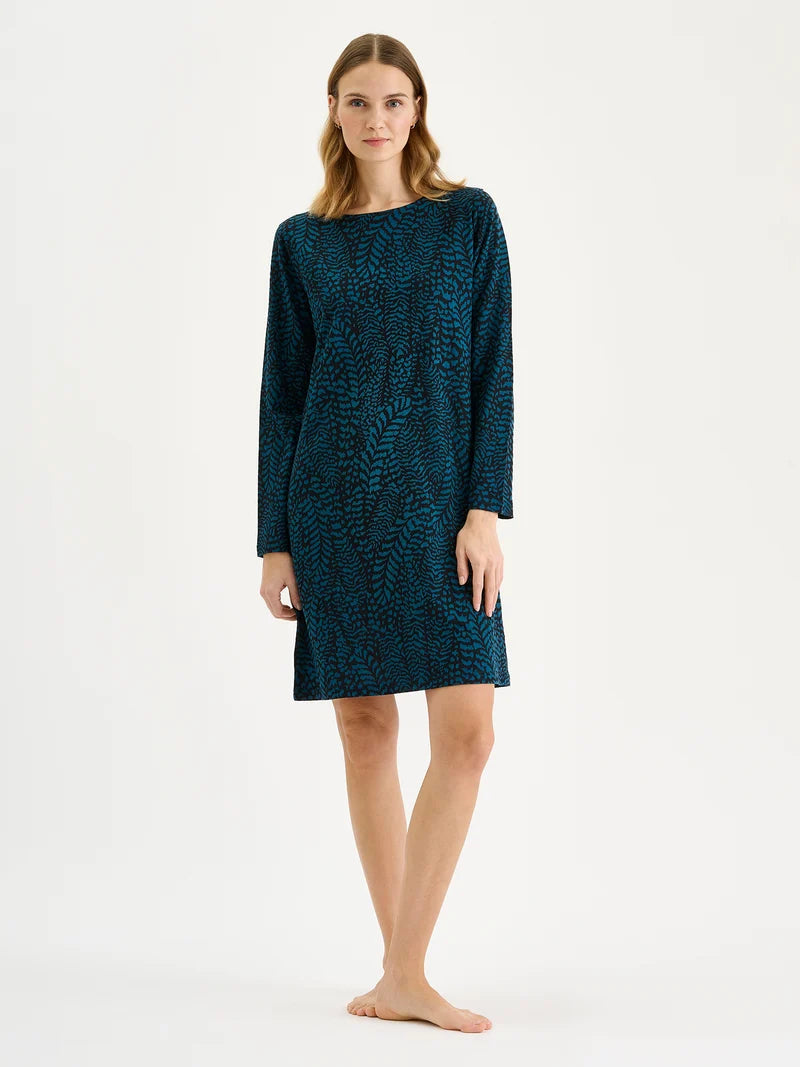 NANSO FIONA SHORT NIGHTGOWN -BLUE