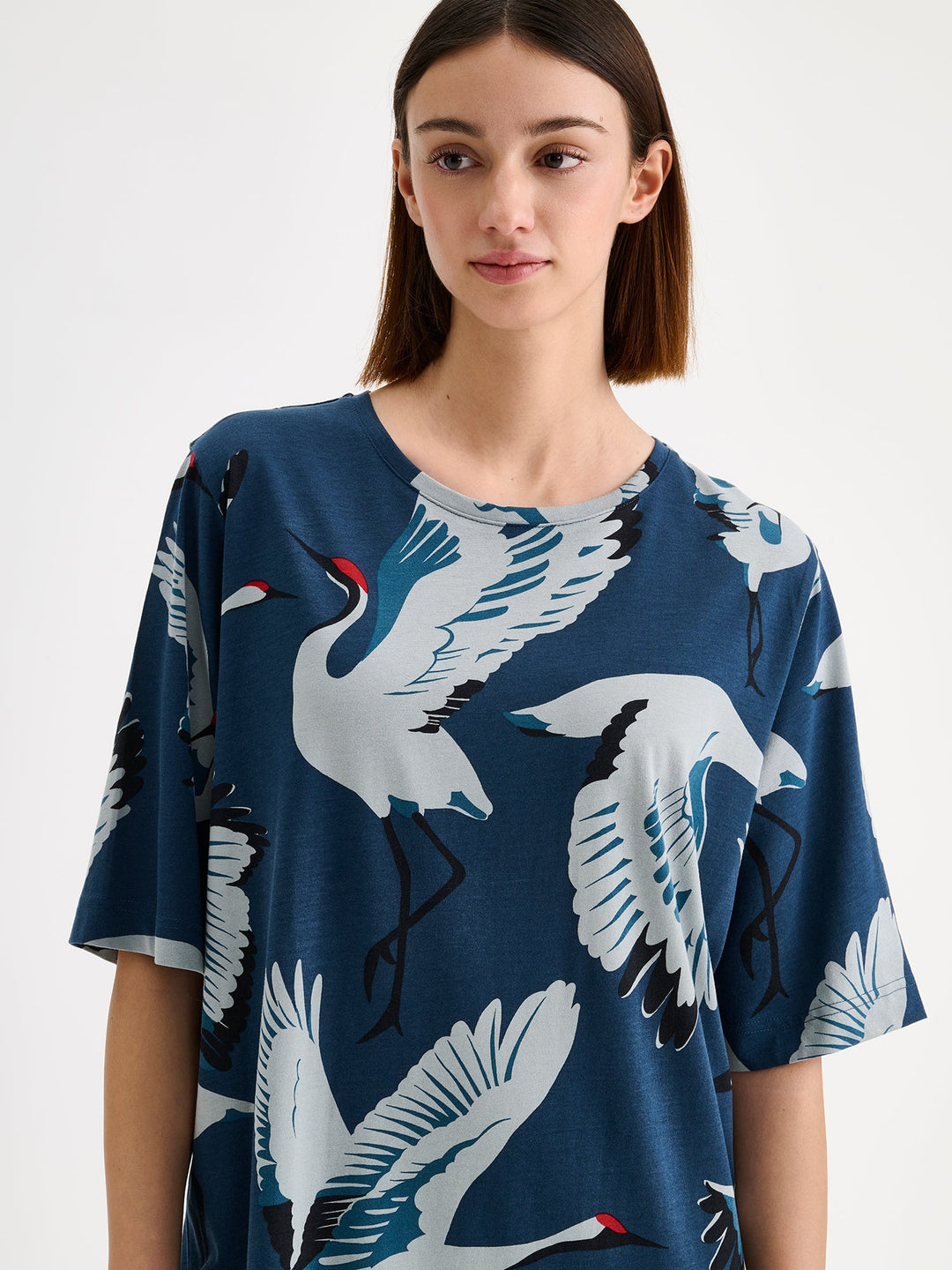 Nanso KURKI Long Nightgown - Blue