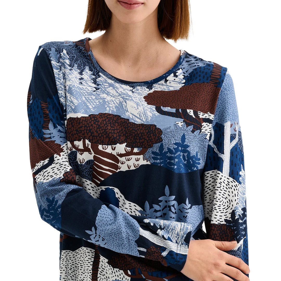 Nanso  RUSKA Long-sleeved pajamas nature pattern - BLUE