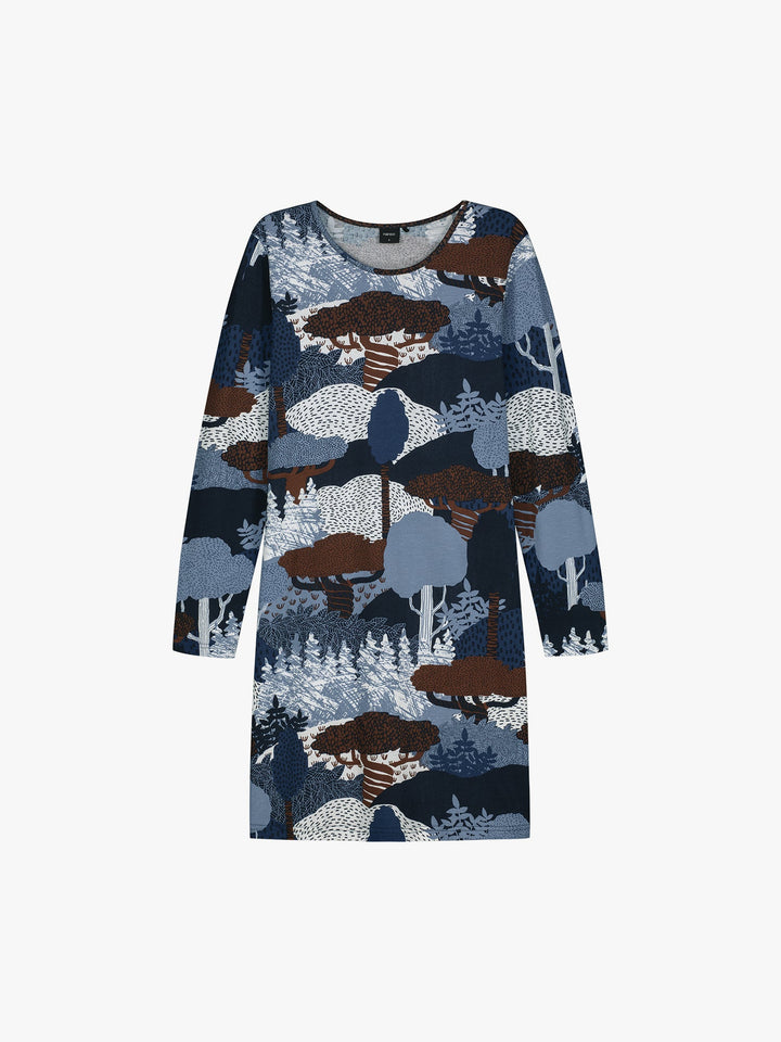 Nanso RUSKA Short Nightgown - Blue