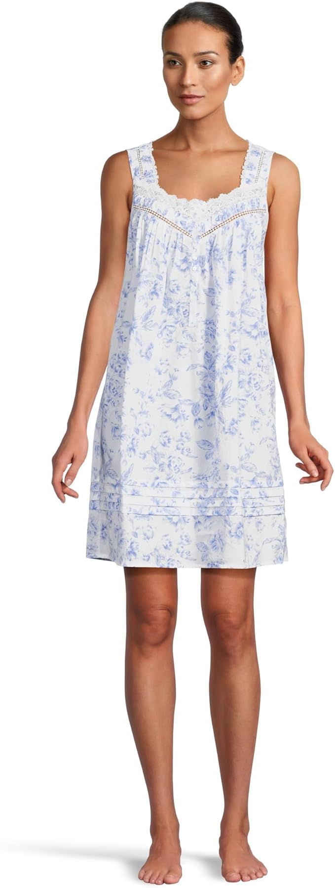 Eileen West Bloom Cotton Lawn Chemise