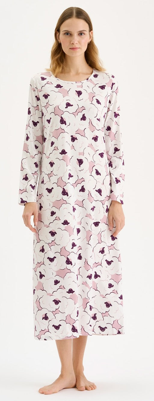 Nanso Long night dress with LS-Unelias