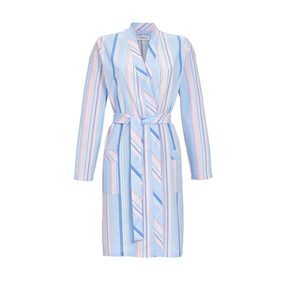 RINGELLA Long waffle bathrobe